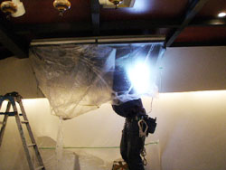 空調工事の様子